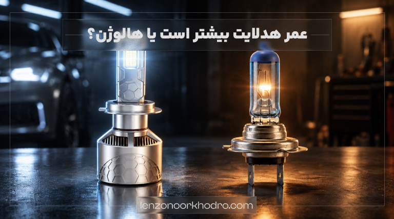 تفاوت عمر هدلایت و هالوژن