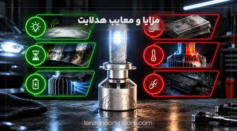 مزایا و معایب هدلایت