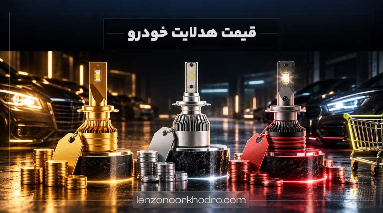 قیمت هدلایت خودرو
