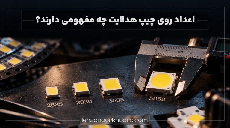 اعداد روی چیپ هدلایت چه مفهومی دارند؟