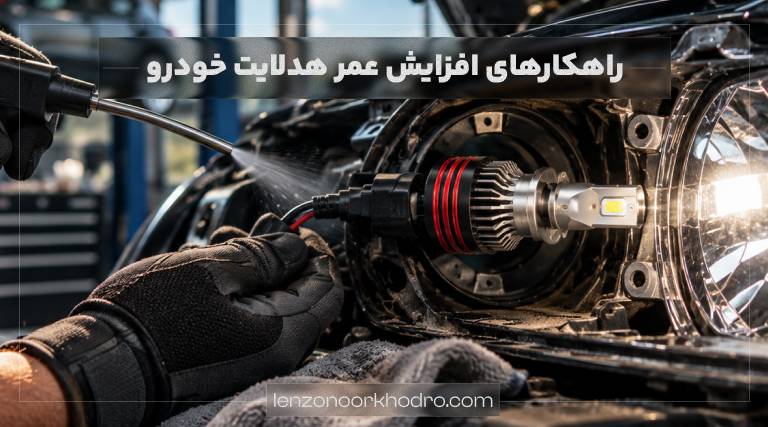 افزایش عمر هدلایت خودرو