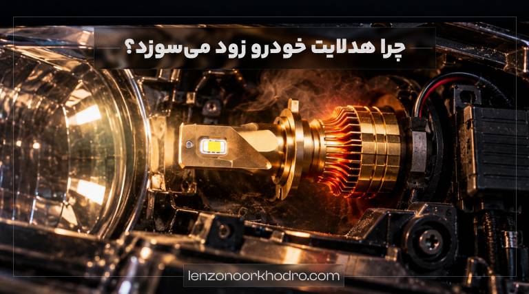 دلیل اینکه چرا هدلایت زود می سوزد